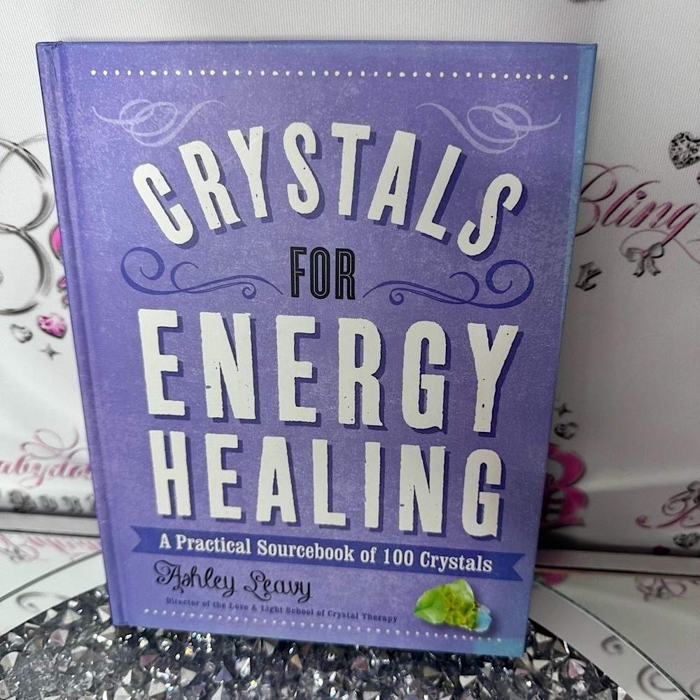 Crystals for Energy Healing Book reading novel decor cute purple